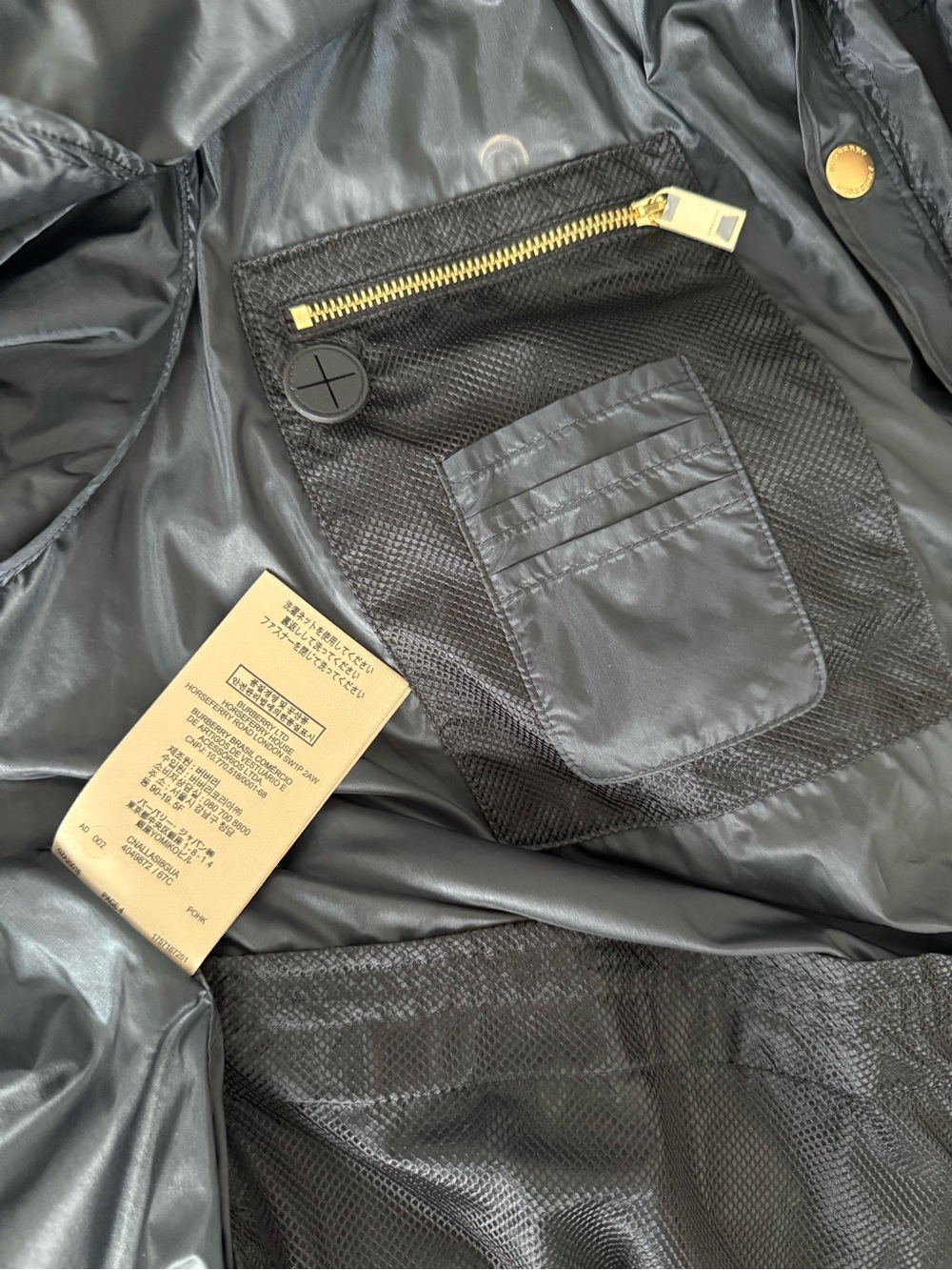 Burberry Cardingmill Lightweight Hooded Blue Parka Size XS - Picture 6 of 14